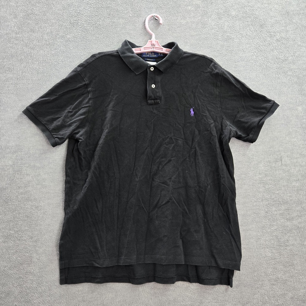 Polo Ralph Lauren Men XL‎ Black Logo Embroidery Embroidered Short